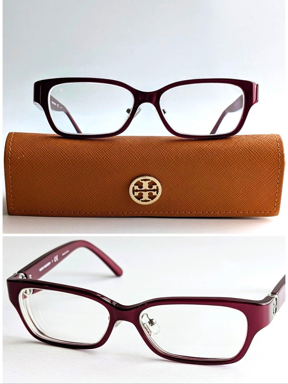 Tory Burch TY 2025 1080 Burgundy Red Eyeglass Frames 53-14-135 | Case Included